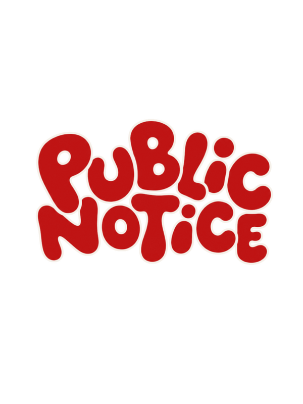 Public notice